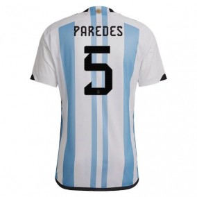 Argentina Leandro Paredes 5 2023/2024 Hemma Fotbollströjor Kortärmad